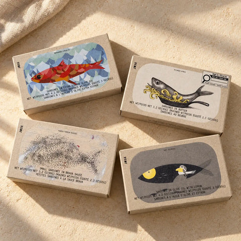 Coffret dégustation de sardines en conserve