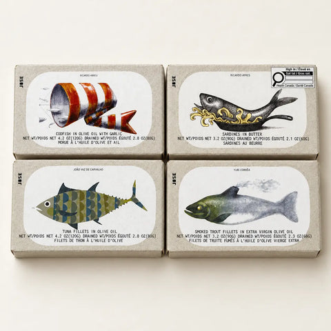 Coffret d'initiation au poisson en conserve