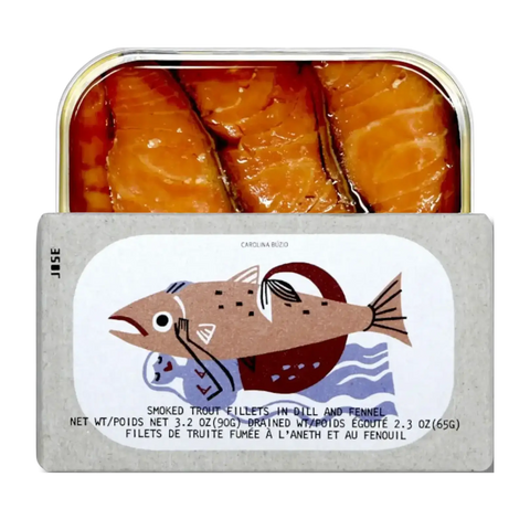 Cold Smoked Trout Fillets with Dill & Fennel