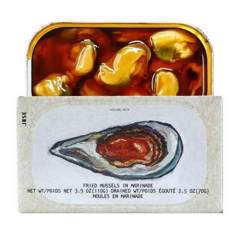 Fried Mussels in Marinade