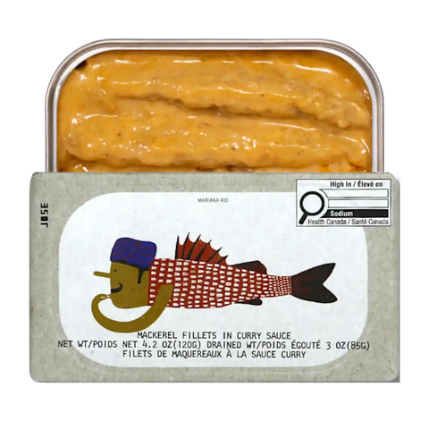 Mackerel Fillets in Curry Sauce