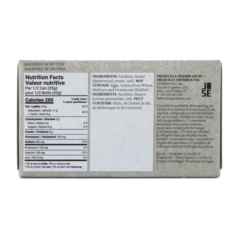 Sardines in Azores Butter