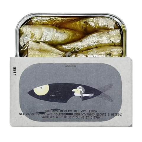 Sardines in Extra Virgin Olive Oil & Lemon