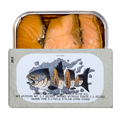 Smoked Salmon in Extra Virgin Olive Oil