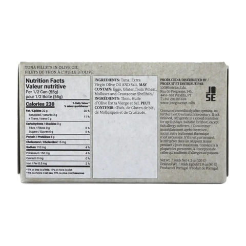 Tuna Fillets in Extra Virgin Olive Oil