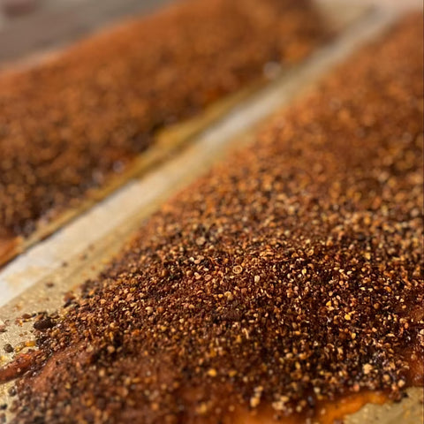 Saumon fumé pastrami