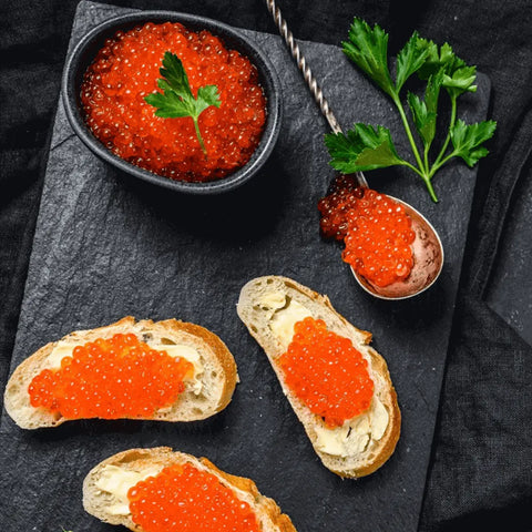 Oeufs de truite - caviar rouge