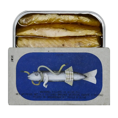 Mackerel Fillets in Extra Virgin Olive Oil