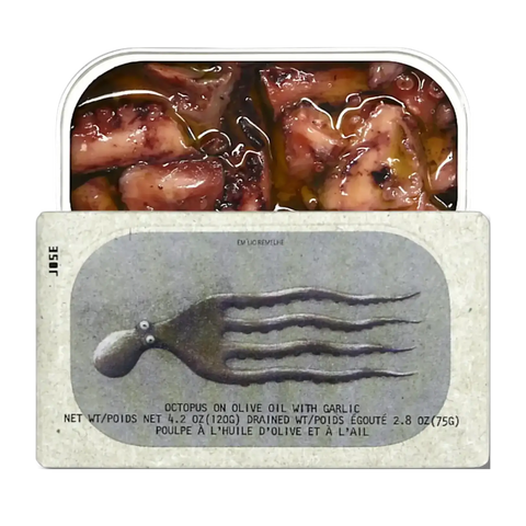 Octopus in Extra Virgin Olive Oil with Garlic