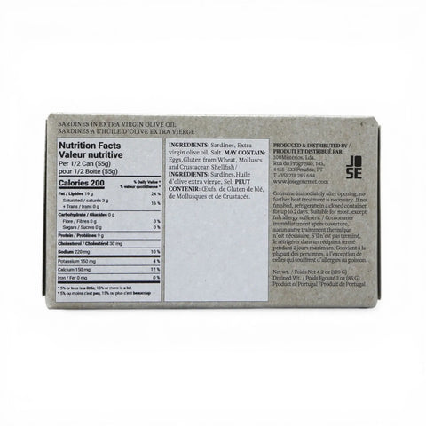 Sardines in Extra Virgin Olive Oil