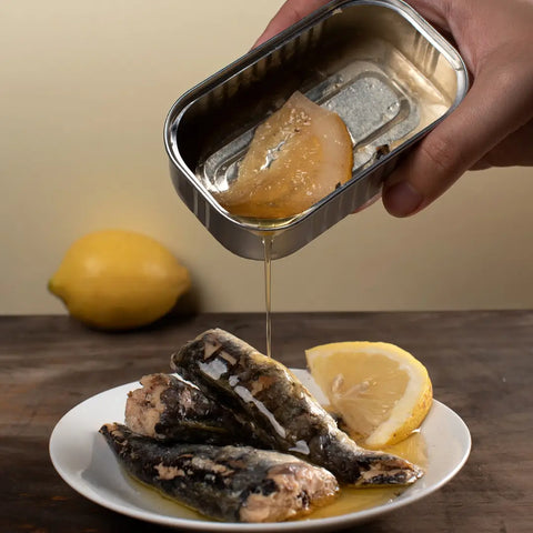 Sardines in Extra Virgin Olive Oil & Lemon