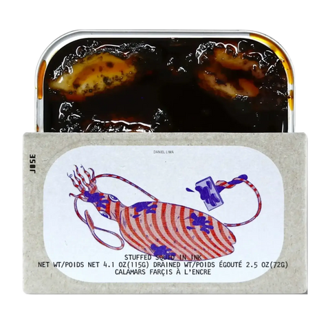 Stuffed Squid in Ink