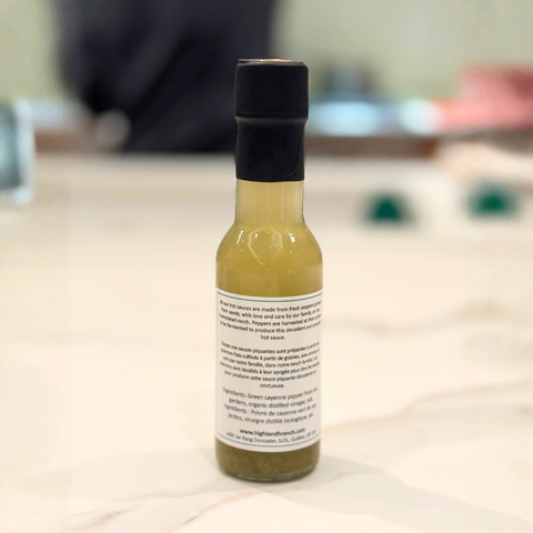 Green Cayenne Pepper Hot Sauce