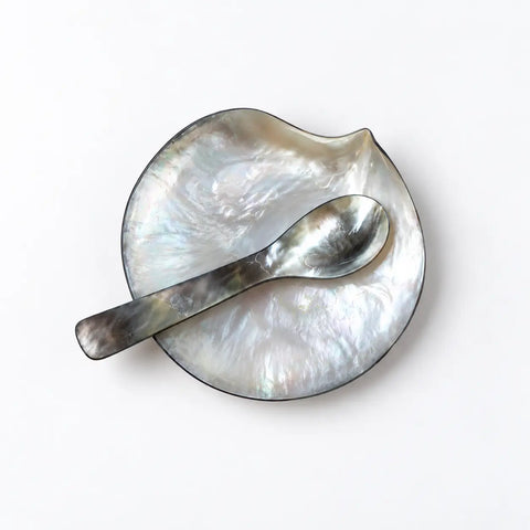 Caviar Serving Plate – Mother of Pearl (Tahiti Black)
