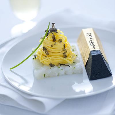 Lingotto au caviar pressé