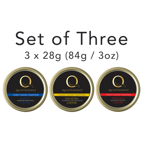 Beluga | Ossetra | Sevruga – 3 Pack Gift Set