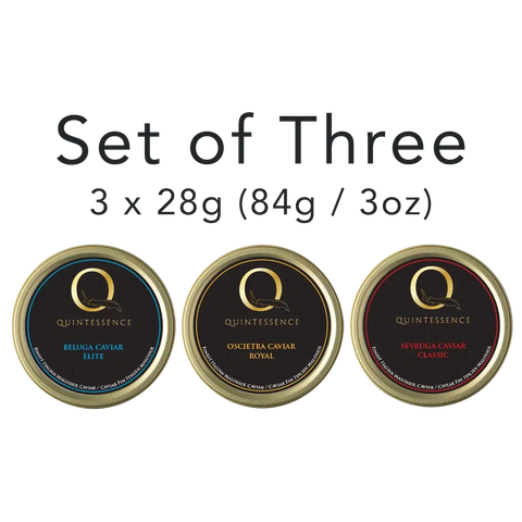 Beluga | Ossetra | Sevruga – 3 Pack Gift Set