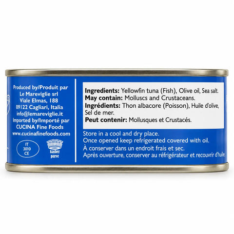 Yellowfin Tuna (Tarantello) in Olive Oil